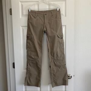 Kuhl Pants Splash Roll Up Cargo Pants Vintage PatinaDye Women's 8 Short